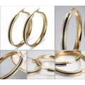High End Gold Enamel Earring Jewelry Accessory For Black Women